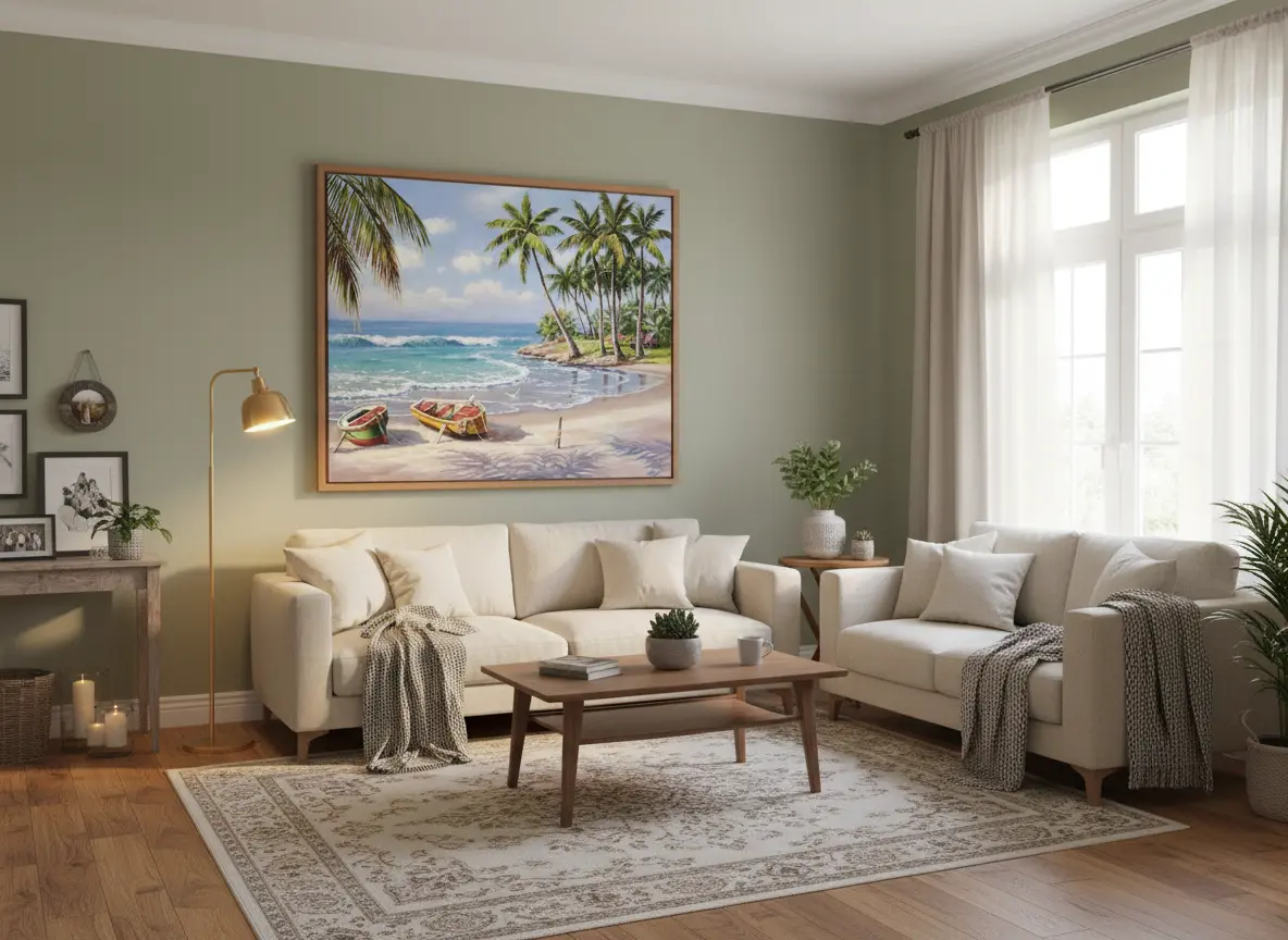 pictură pe numere – bărci la malul mării – pânză pe Șasiu lemn 40x50 cm pictură pe numere – bărci la malul mării – pânză pe Șasiu lemn 40x50 cm