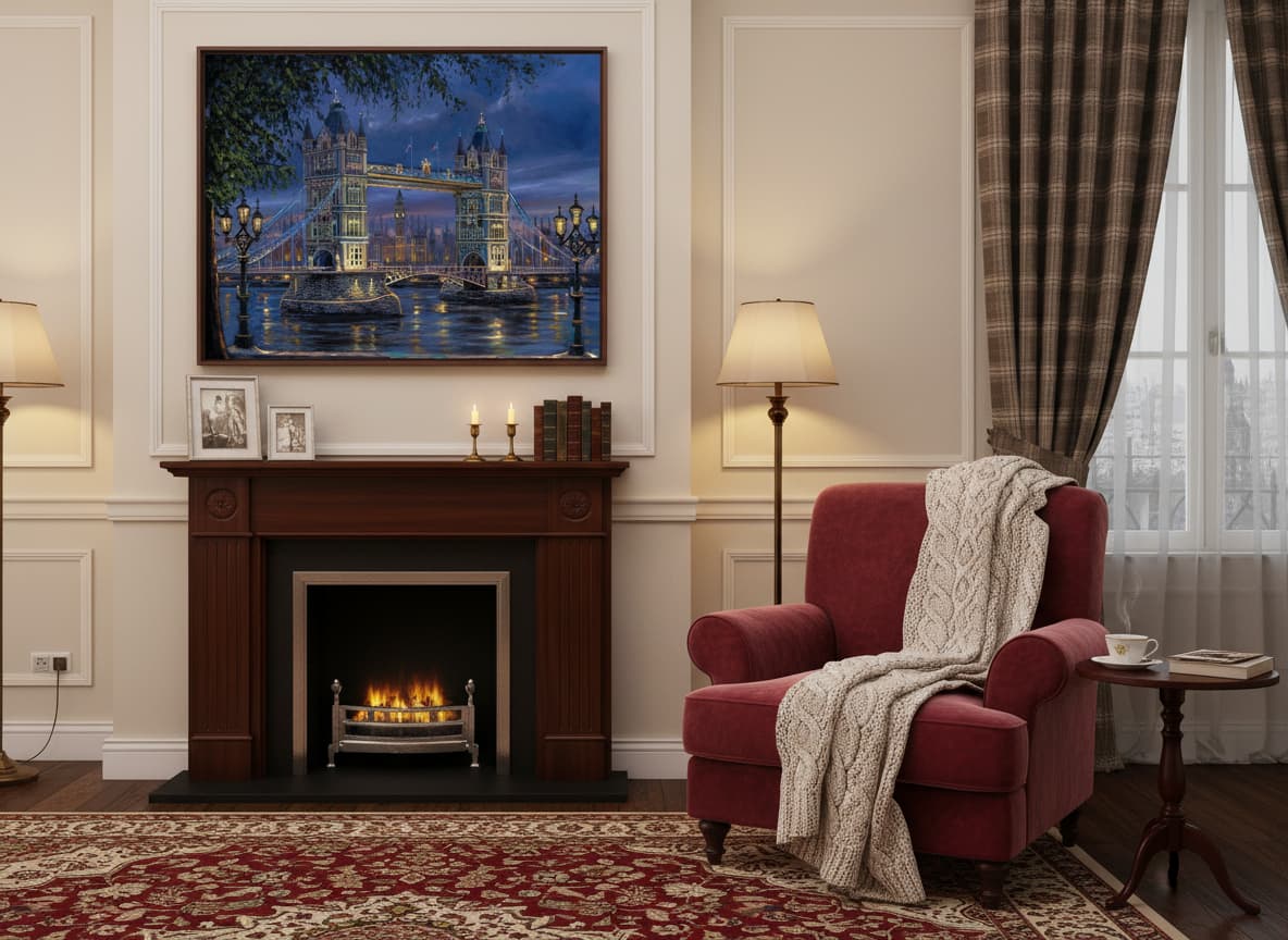 pictură pe numere – tower bridge sub luminile serii – pânză pe Șasiu lemn 40x50 cm pictură pe numere – tower bridge sub luminile serii – pânză pe Șasiu lemn 40x50 cm