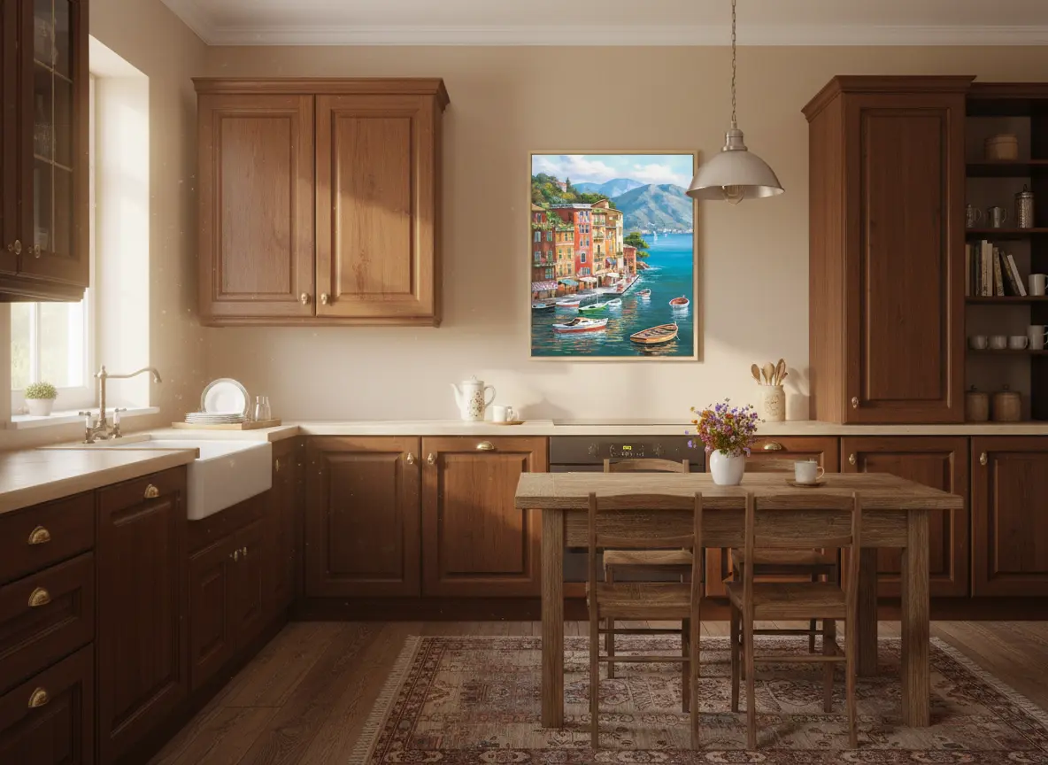 pictură pe numere – escapadă în portofino: faleza Însorită și briza italiei – pânză pe Șasiu lemn 40x50 cm pictură pe numere – escapadă în portofino: faleza Însorită și briza italiei – pânză pe Șasiu lemn 40x50 cm