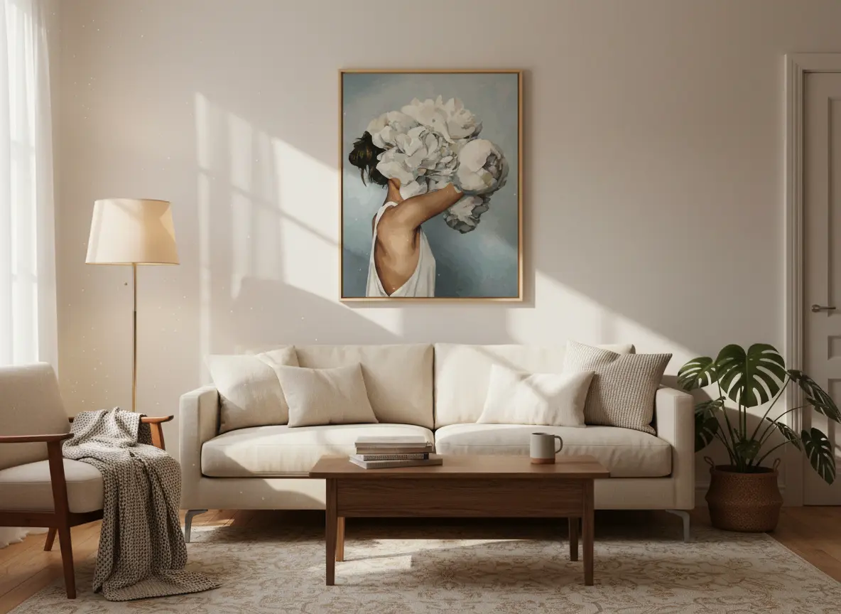 pictură pe numere – gânduri de bujor eleganță și mister feminin – pânză pe Șasiu lemn 40x50 cm pictură pe numere – gânduri de bujor eleganță și mister feminin – pânză pe Șasiu lemn 40x50 cm